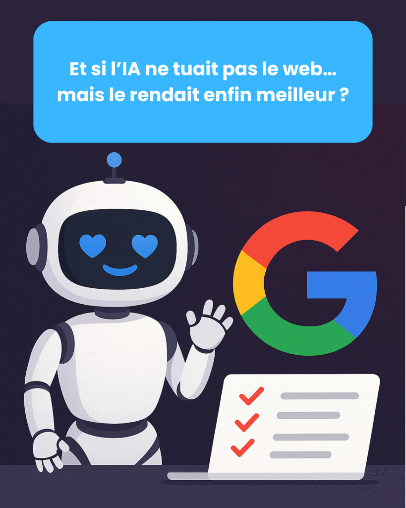 🧠 Et si l’IA ne tuait pas le web… mais le rendait enfin meilleur ?